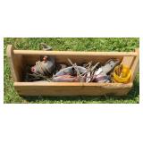 CARPENTERS BOX, SOME TOOLS