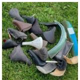 LARGE LOT OF BIKE SEATS & PARTS