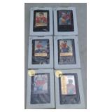(6) JEFF GORDON CARD PLAQUES