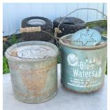 (2) MINNOW BUCKETS