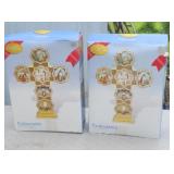 (2) CROSS RELIGIOUS ART
