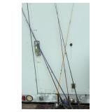 (5) FISHING RODS & REELS