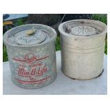 (2) MINNOW BUCKETS