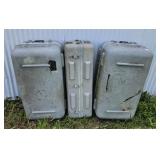(3) GREY HEAVY DUTY CASES