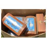 ASSTD BOAT PENCIL HOLDERS / TRINKET BOXES