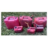 (6) GAS CANS