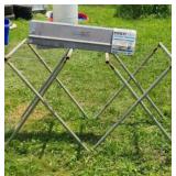 (2) MATERIAL STANDS & SAW HORSE