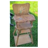 FOLD DOWN HIGH CHAIR
