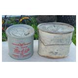 (2) MINNOW BUCKETS