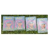 (4) MAD MAGAZINE METAL SIGNS