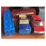 (2) NYLINT TRUCKS & BUDDY L TRAILER