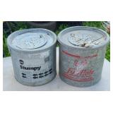 (2) MINNOW BUCKETS