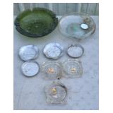 MID CENTURY ASHTRAYS
