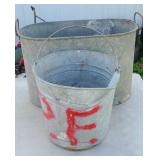GALVANIZED TUB & BUCKET