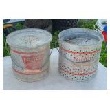 (2) MINNOW BUCKETS