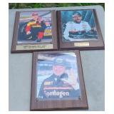 RACING PLAQUES FOYT, EARNHARDT & ALLISON
