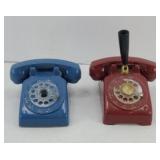 (2) VINTAGE TELEPHONE PEN HOLDERS
