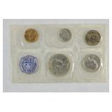 1959 US PROOF SET WITH SOME SILVER COINS