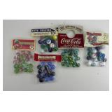 (5) BAGS OF MARBLES