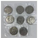 (8) EISENHOWER DOLLARS