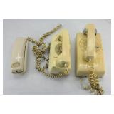 (2) VINTAGE WALL TELEPHONES  & DESKTOP