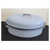 BLUE ENAMEL ROASTER