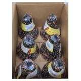 (6) AUDUBON SUNFLOWER BIRD FEED BELLS