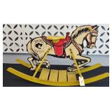 TOM MIX AND TONY ROCKING HORSE BY MENGEL