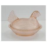 INDIANA GLASS CHICKEN PINK