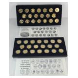(20) PRESIDENTIAL DOLLARS & (20) GOLD PLATED