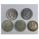 (5) COINS OF THE WORLD