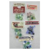(5) BAGS OF MARBLES