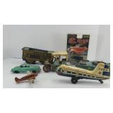 TIN TOYS & CAST IRON PLANE