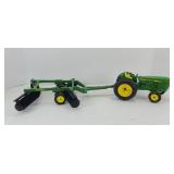 JOHN DEERE ERTL TRACTOR WITH CULTIVATOR