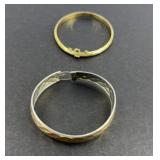 (2) STERLING BRACELETS