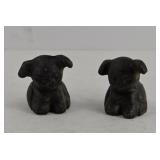(2) GRISWOLD PUPS MARKED CAST IRON
