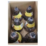 (6) AUDUBON SUNFLOWER BIRD FEED BELLS
