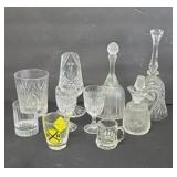 BELLS, CRYSTAL, & SHOT GLASS