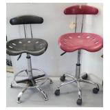 (2) TRACTOR SEAT STOOLS
