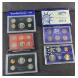 (4) MINT PROOF SETS 1971-2003