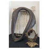 CAST IRON GATE, HORSE COLLAR,
