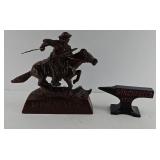 WINCHESTER CAST IRON DOOR STOP & PAPERWEIGHT ANVIL
