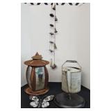 CAST IRON SKILLET LID, WATER CAN & LANTERN