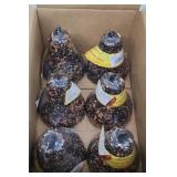 (6) AUDUBON SUNFLOWER BIRD FEED BELLS