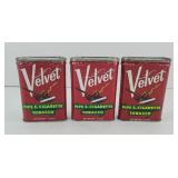 (3) TOBACCO TINS