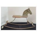 ROCKING HORSE W/ METAL FRAME
