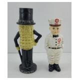 MR PEANUT & TEXACO MAN BANKS