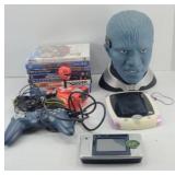 MARVEL ELECTRO, CONTROLLER, GAMES, DVDS