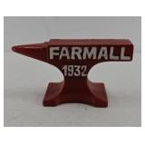 CAST IRON FARMALL PAPERWEIGHT ANVIL