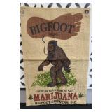 BIGFOOT MARIJUANA BURLAP SACK